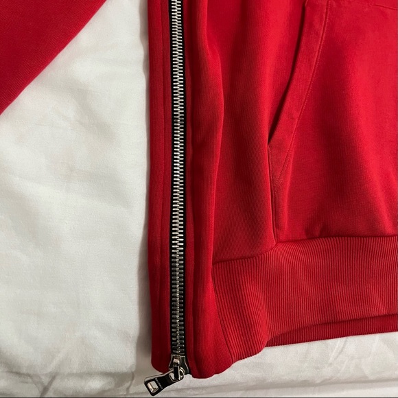 Balmain Cotton Hoodie With 3D Effect Logo - Picture 7 of 8